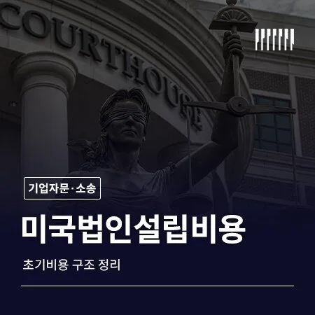미국법인설립비용 초기비용 구조 정리